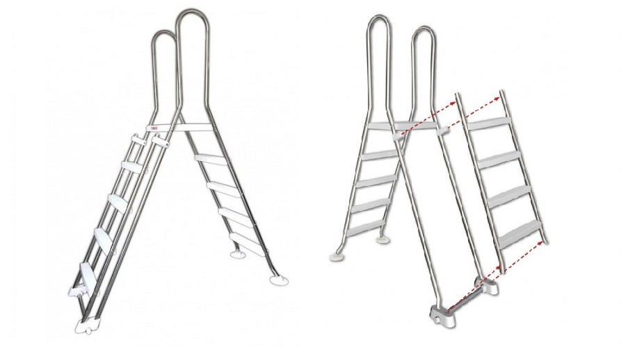 Scale e scalette per piscine fuori terra