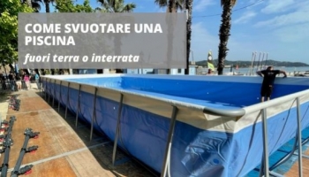 Come svuotare una piscina