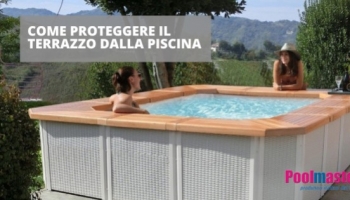 Cosa mettere sotto la piscina da terrazzo?
