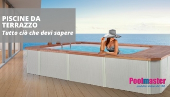 Poco spazio in giardino? Opta per una piscina in terrazza!
